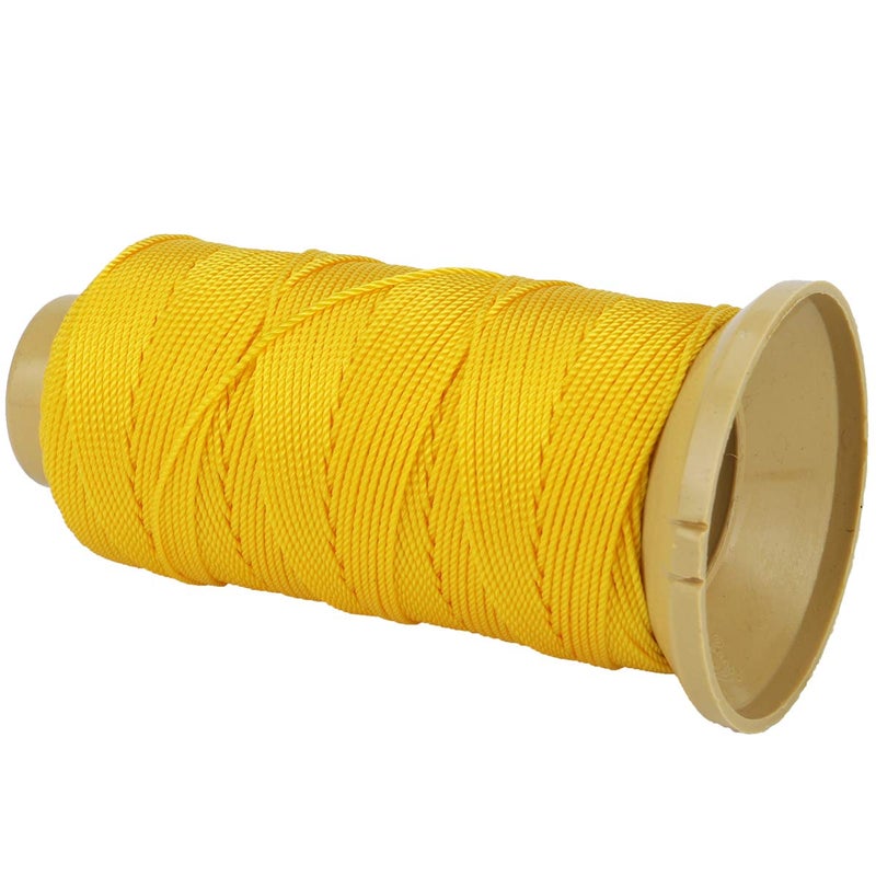 McFanBe Twisted Nylon Line Twine String Cord for Gardening Marking DIY Projects Crafting Masonry (Yellow, 1.5mm-328 feet) - Image 3